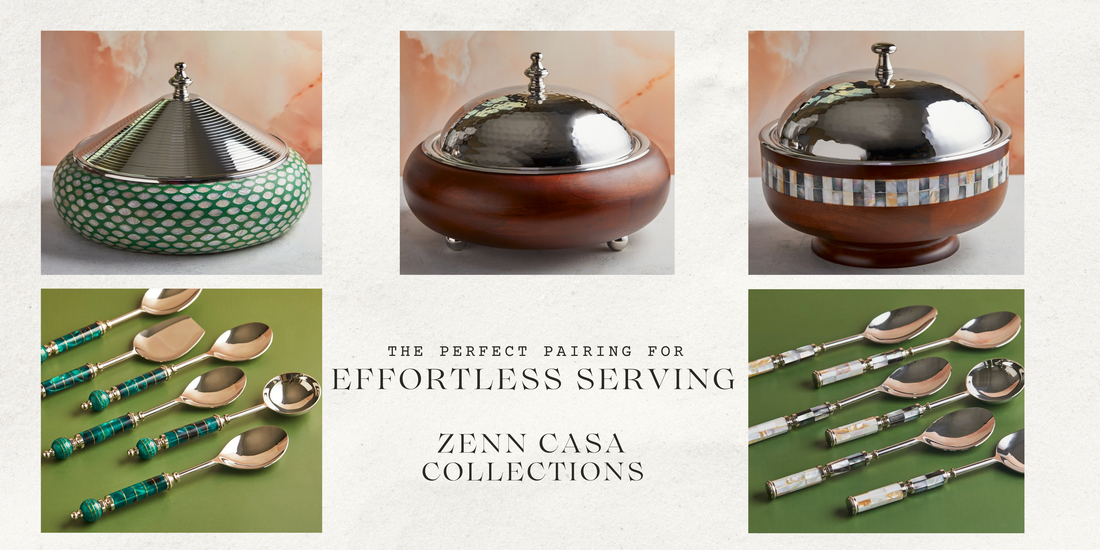 Pairing the Right 6-Piece Serving Spoon Set with Your Zenn Casa Casserole
