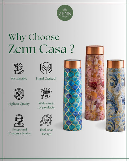 Bestie Combo - 4 Ayurvedic Pure Copper Bottles 950 ml each