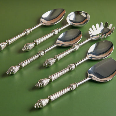 Moonlit Grace – Premium 6-Piece Handcrafted Serving Set