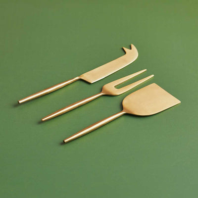 Golden Harmony Cheese Serving Set