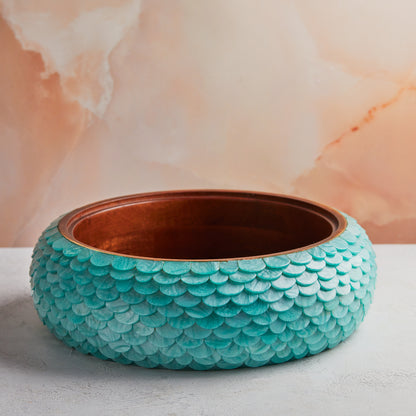 Ocean Mist Mother of Pearl Inspired Casserole – 3.5 L Handcrafted | With Stainless-Steel Core