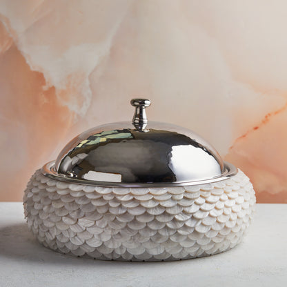 Regal Mother of Pearl Inspired Casserole – 3.5L Handcrafted Luxury |  With Stainless Steel Core