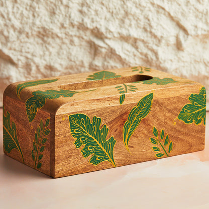 Forest Green Tissue Holder