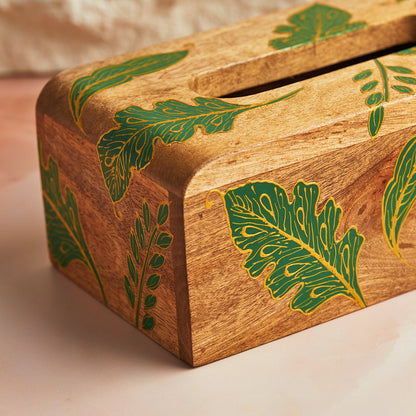 Forest Green Tissue Holder