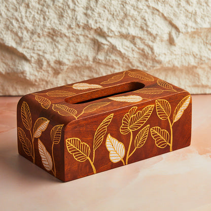 Rustic Bloom Tissue Holder