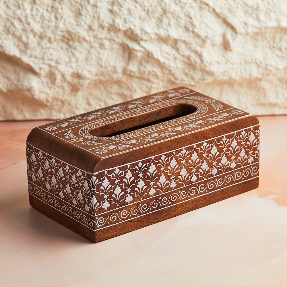 Silver Heritage Tissue Holder