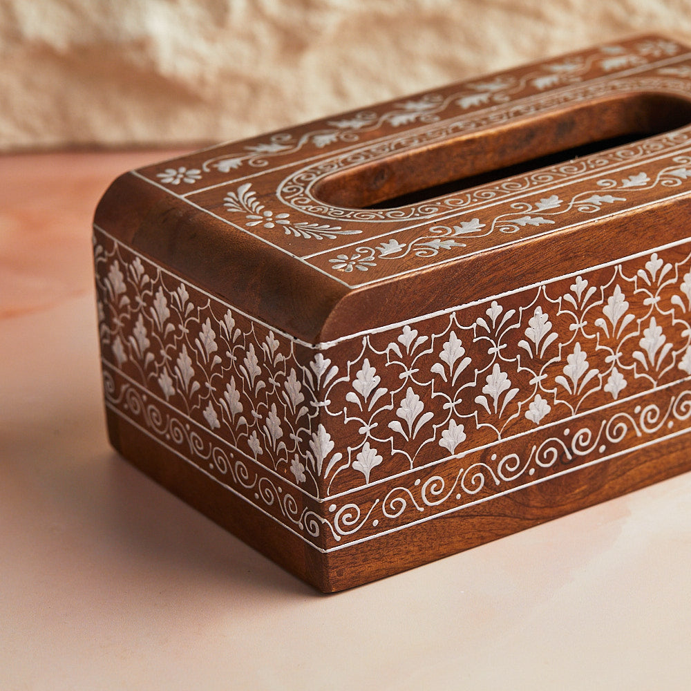 Silver Heritage Tissue Holder