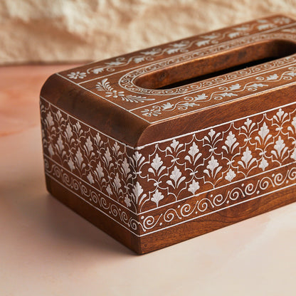 Silver Heritage Tissue Holder