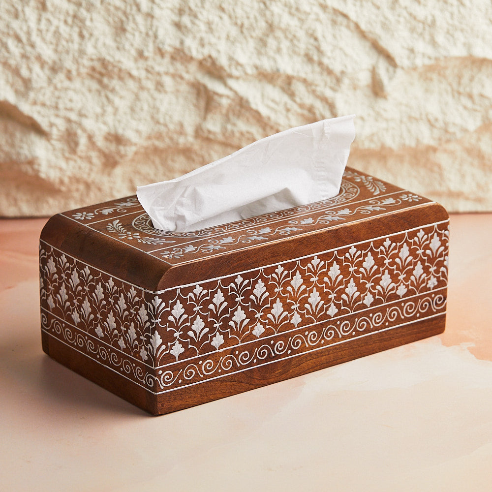 Silver Heritage Tissue Holder
