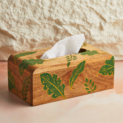 Forest Green Tissue Holder