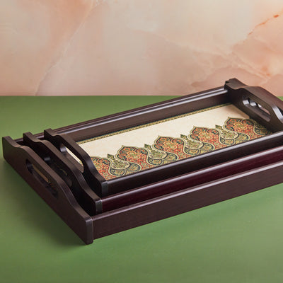 Set of 3 | Heritage Artisan Tray