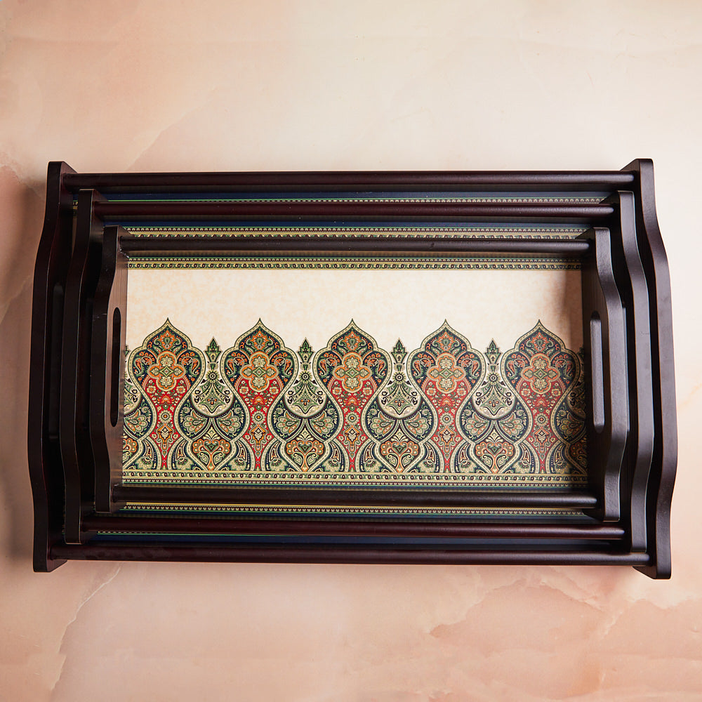 Set of 3 | Heritage Artisan Tray