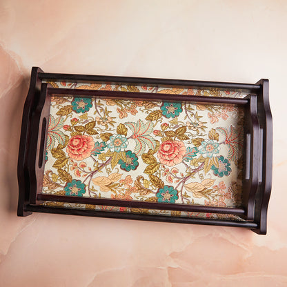 Set of 2 | Floral Opulence Tray