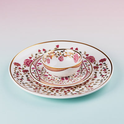 English Garden 24K Gold Dinner Set | 12 Piece Set