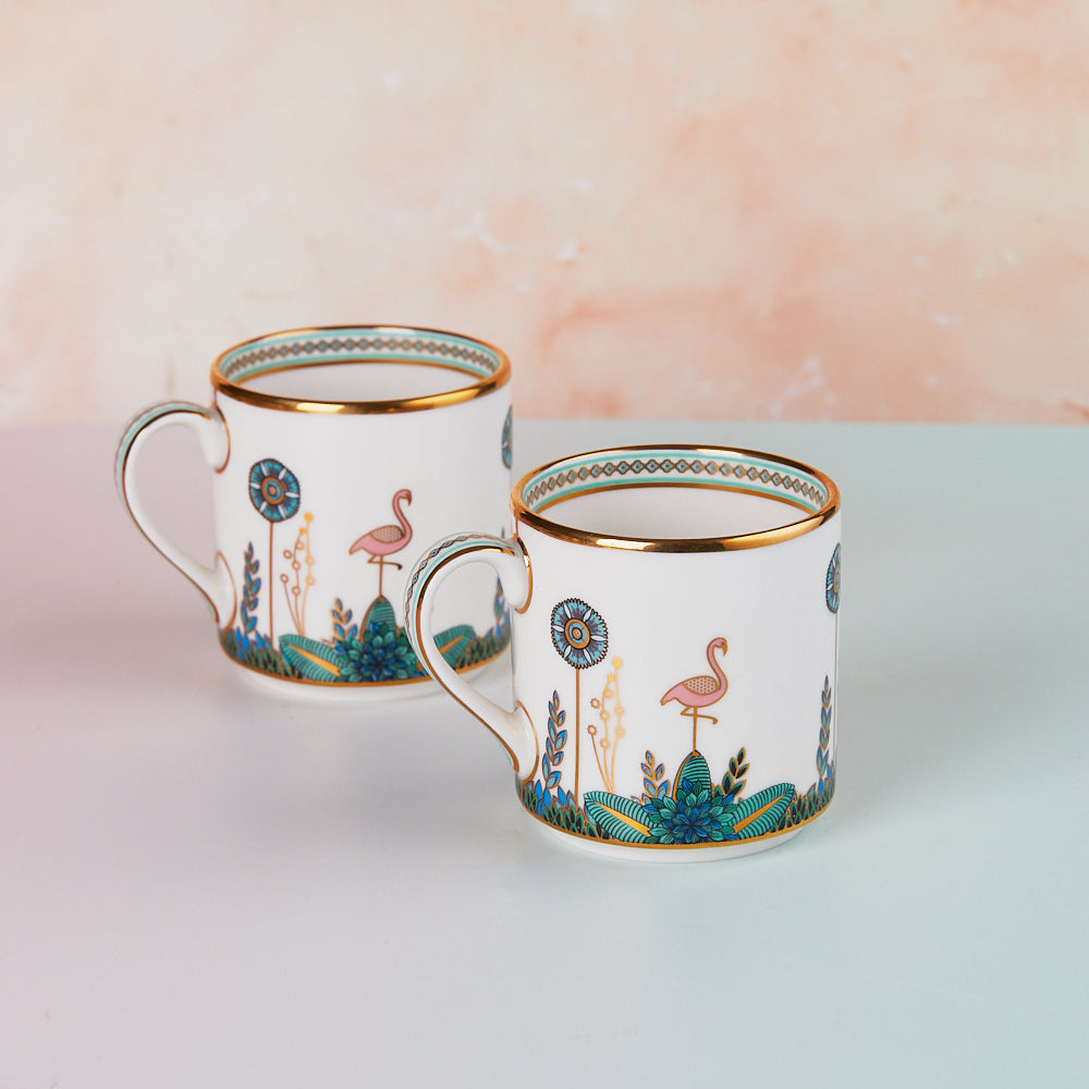 Heirloom Aura 24K Gold | Coffee or Tea Cups | Set of 2