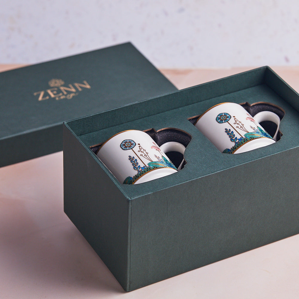 Heirloom Aura 24K Gold | Coffee or Tea Cups | Set of 2