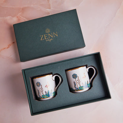 Heirloom Aura 24K Gold | Coffee or Tea Cups | Set of 2