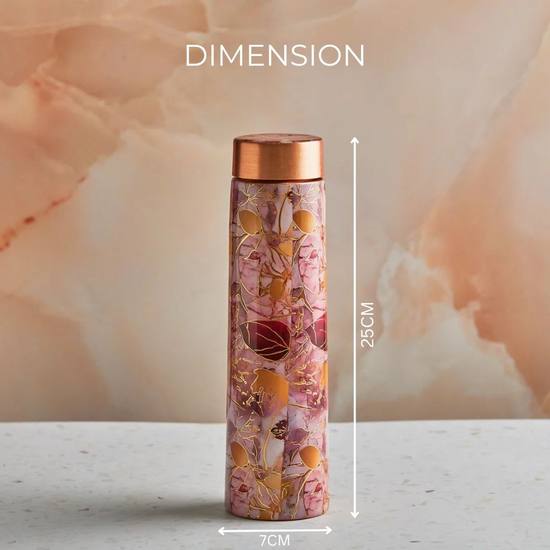 Scarlet Bloom Ayurvedic Pure Copper Bottle – 950 ML