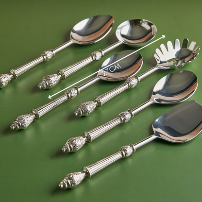 Moonlit Grace – Premium 6-Piece Handcrafted Serving Set