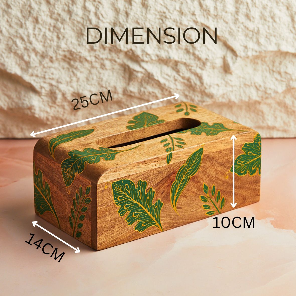 Forest Green Tissue Holder