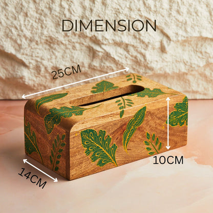 Forest Green Tissue Holder