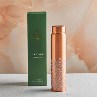 White Whisper Pure Copper Wellness Bottle – 650 ML