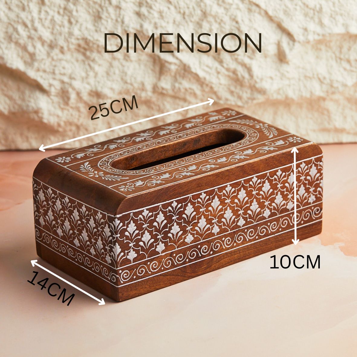 Silver Heritage Tissue Holder