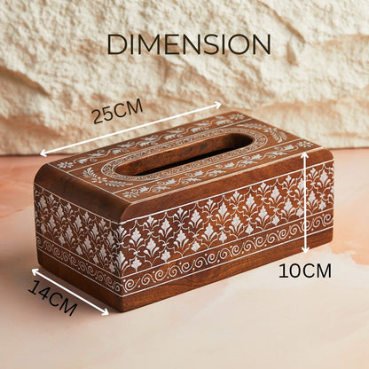 Silver Heritage Tissue Holder