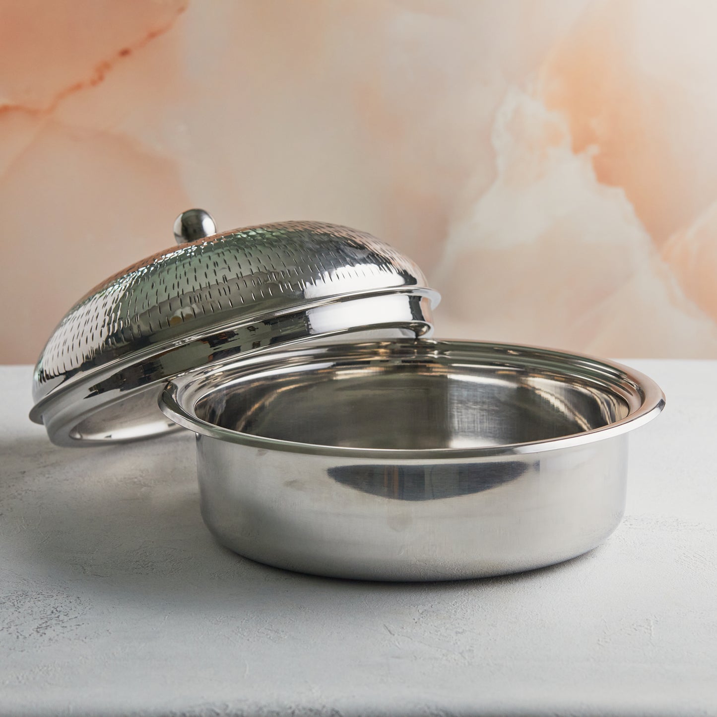 Handcrafted Premium Mother of Pearl 3.5L | with Insulated Stainless Steel Casserole