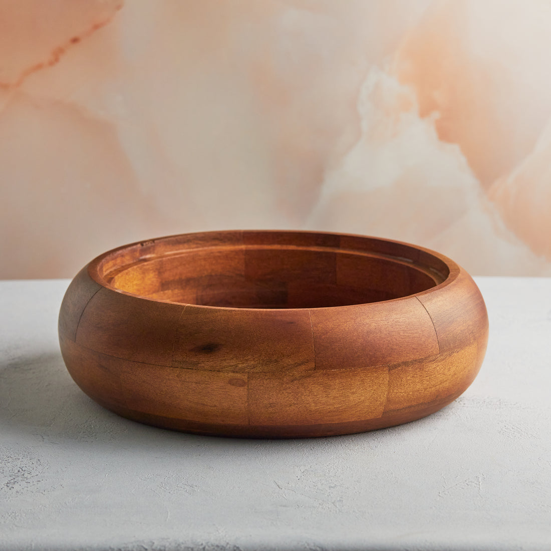 Rustic Luxe Wood Finish Insulated Casserole