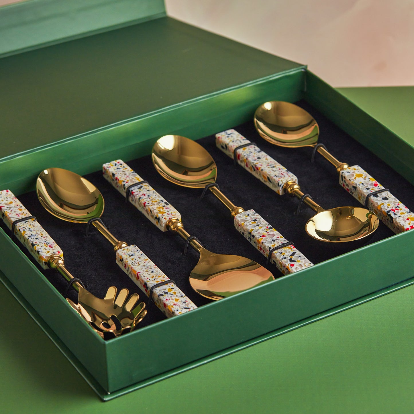 Blossom Feast | 6-Piece Spring-Themed Serving Set