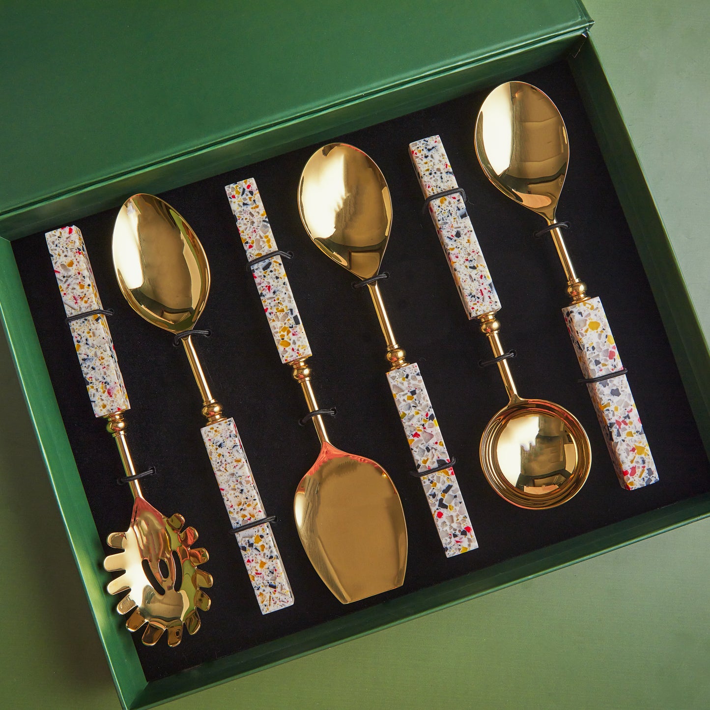 Blossom Feast | 6-Piece Spring-Themed Serving Set