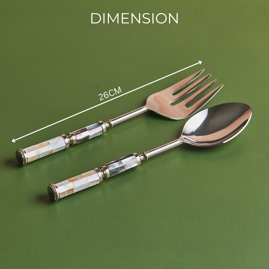 Opaline Aura – 10-Piece Mother of Pearl | Full Serving Set