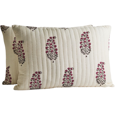 Blush Botanica Modal Silk Cushion Set – Set of 2